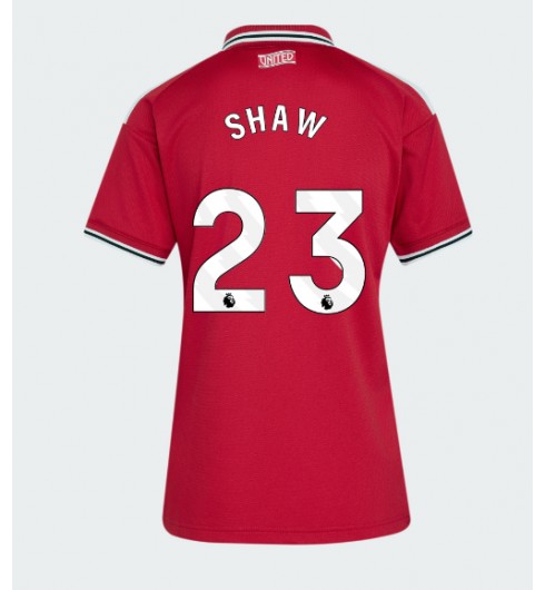 Manchester United Luke Shaw #23 Domácí Dres pro Dámské 2026-27 Krátký Rukáv Manchester United Luke Shaw #23 Domácí Dres pro Dámské 2026-27 Krátký Rukáv